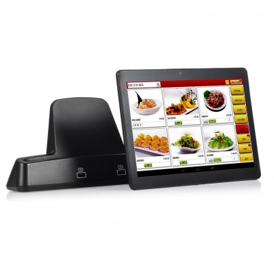 10 inch oem android tablet hotel and restaurant system magnetic fast charger wireless tab stand and micro USB port tablet pc